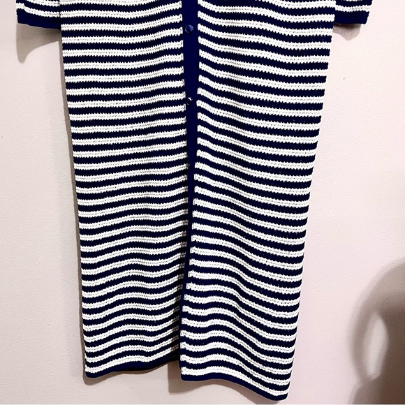 NWT Zara Midi Knitted Striped Cardigan - Picture 6 of 15